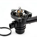 A-Premium Automatic Thermostat Housing Black-0