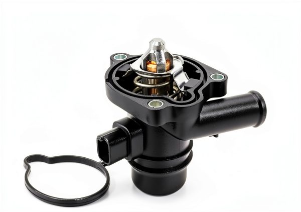 A-Premium Automatic Thermostat Housing Black-0