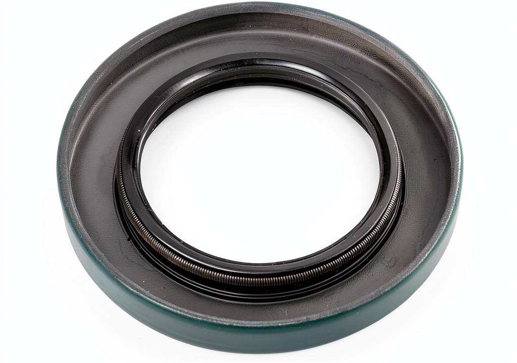 Installing SKF Transmission Input Shaft Seal 16062 Grease on a wooden desk