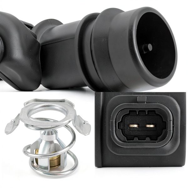 A-Premium Automatic Thermostat Housing Black-7