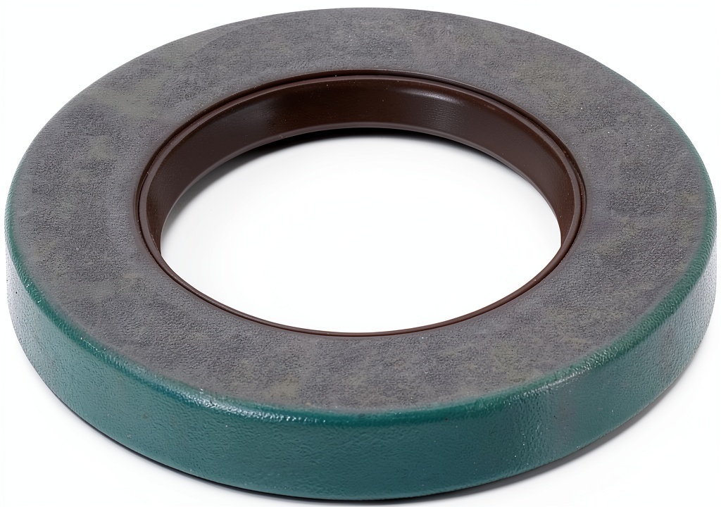 Installing SKF transmission input shaft seal 19227 Machined on a wooden workbench