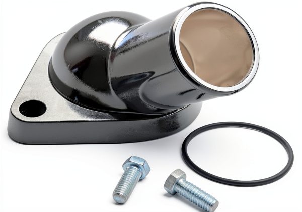 Carbole Chrome Water Neck for Chevy Engine-0