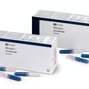 Monoject Dental Needle 27G Long Plastic Hub Pack of 100 Anti-coring-0