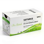 CynaMed Suture Thread 12-Pack Sutures 3/0 25mm Reverse Cutting-0