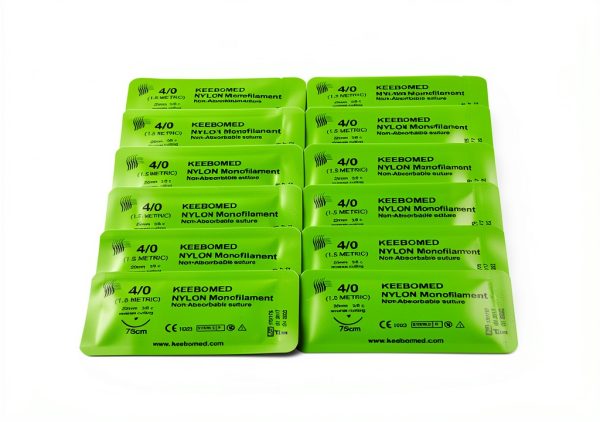 Veterinary Sutures Nylon monofilament Size 2/0-0