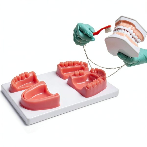 Kouyot Dental Suture Training Gum Silicone Model White 4 Pads-2