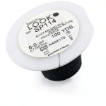 Look SP114 6/0 Silk Black Braided Sutures on Spool-0