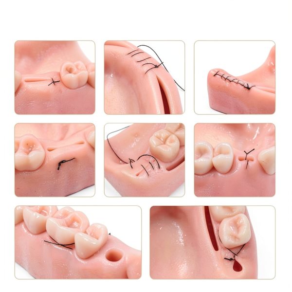 Dental Suture Training Kit by newsmthnet Food Grade Silicone Pads-2
