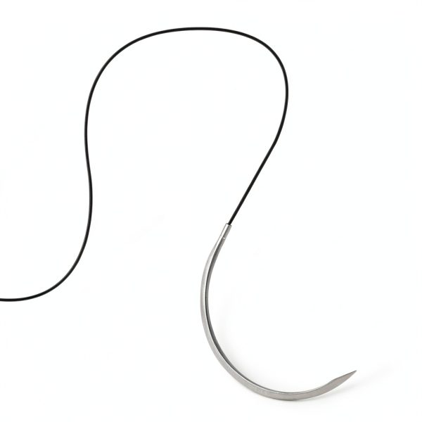 Nylon Veterinary Suture 0, 1/2 Round 36m Reverse Cutting Needle (Comparable to Ethilon), 35"-3