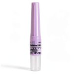 SurgiMac Plastic Hub Dental Needle Self-Threading Dental Needles Blunt Tip Needles Disposable Needles Plastic Needle Dental Tools Surgical Needle Short & Long (30G-X Short, Purple)-0