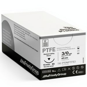 Hu-Friedy Perma Sharp Suture 3-0 PTFE White 18" C-6 Reverse Cut Needle-0