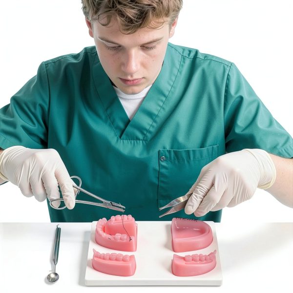 Dental Suture Training Kit Ultrassist Gum and Gingival Suturing Pads-4