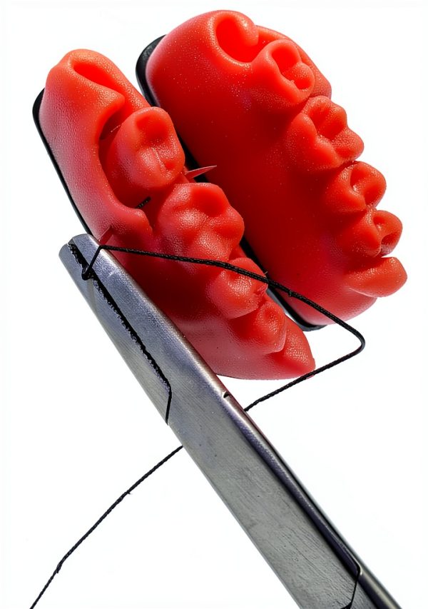 Dental Suture Pad Trainer Premium Silicone Envelope Triangular Flaps-4