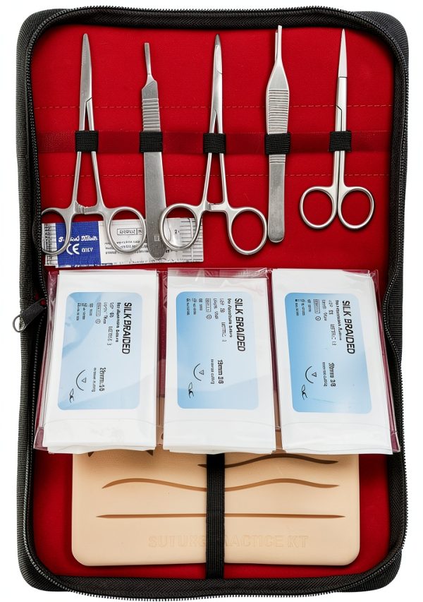 Suturing Guide E-Book Large Case with Pad & Sutures – 4th Gen SPK001-1