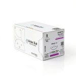 VeterSut VetCRYL Absorbable Suture Size 0 3/8 Cutting Needle 12 Count-0