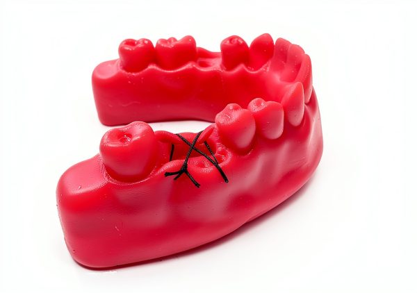 Dental Suture Pad Trainer Premium Silicone Envelope Triangular Flaps-1